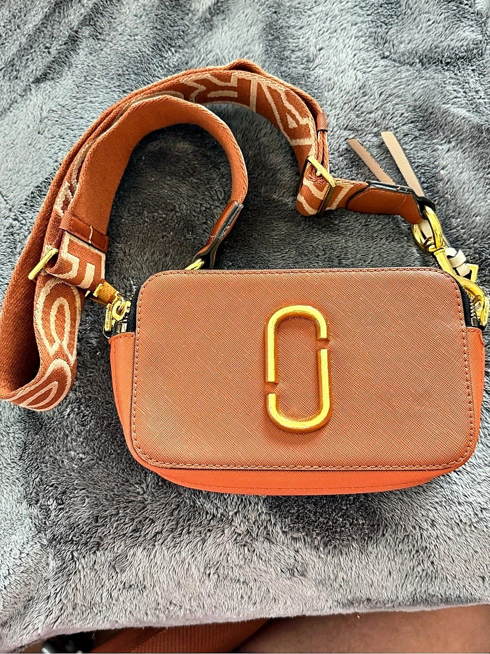Marc Jacobs The Snapshot Crossbody Bag in Orange
